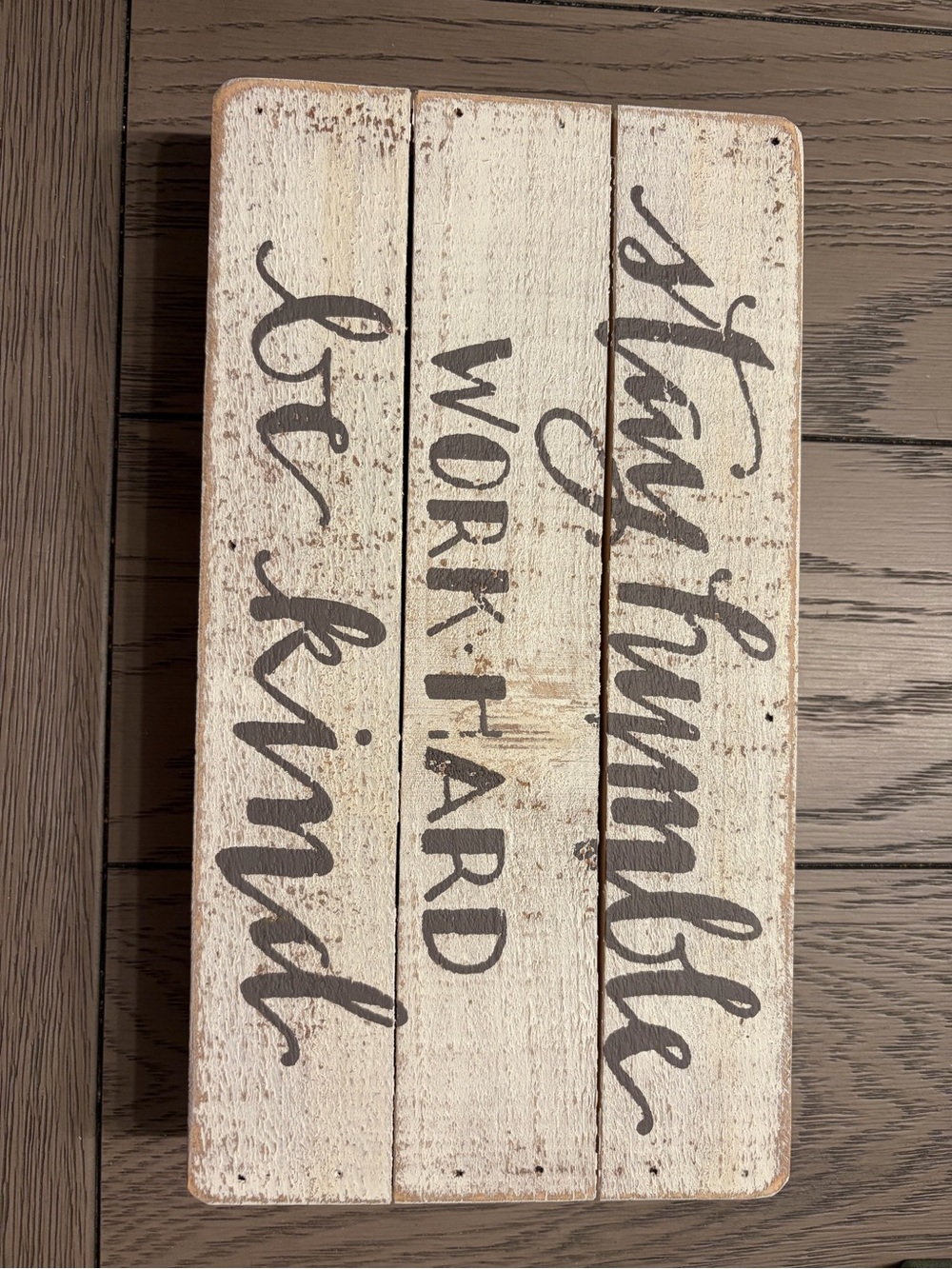 Primitives by Kathy Inspirational Farmhouse Plaque